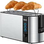 ikich 4 slice long slot toaster